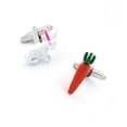 thumbnail image 1 of Gemelos caprichosos con diseño de conejo y zanahoria para hombre y mujer, 1 of 2