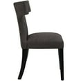 thumbnail image 3 of Modway Curve Fabric Dining Chair in Brown, 3 of 4