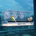 thumbnail image 3 of 2Pcs Window Birds Feeder, Outdoor Transparent Window Bird Feeder, 3 of 5
