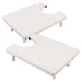 thumbnail image 1 of WRITWAA 2Set Sewing Extension Table Plastic White Stable Support For DIY Craft Projects Sewers, 1 of 8