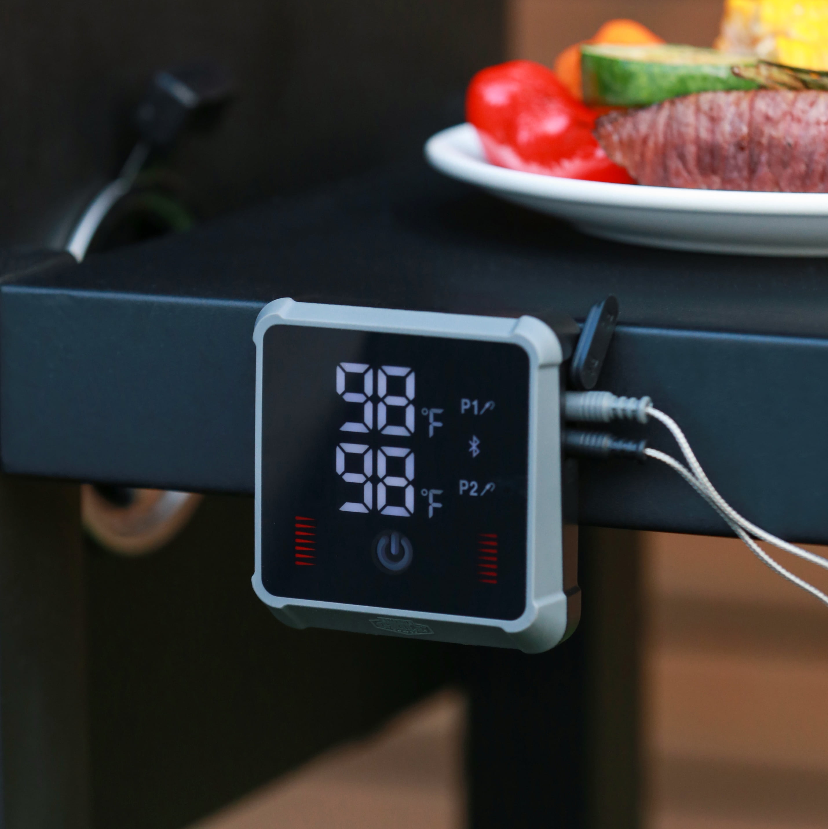 Expert Grill ABS 2-Probe Digital Bluetooth USB-Charging Grill Thermometer