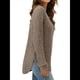 thumbnail image 4 of Suéteres de Moda para Mujer, Tops de Larga, Ropa de Otoño, Camisetas y Blusas de Moda. Color Café XL, 4 of 6