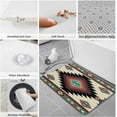 thumbnail image 4 of Kitchen Rugs and Mats,Boho Aztec Vintage Tribal Totem 2 Piece Anti Fatigue Area Runner Rug Set Comfort Standing Floor Mat,Ethnic Geometric Pattern Non Slip Absorbent Doormats for Laundry/Bathroom, 4 of 6