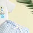 thumbnail image 7 of Gibobby Little & Big Girls Cute Outfit Sets, Crew Neck Graphic Print Summer 2-Pieces Short Sleeve Shirt and Shorts Sets Gray Size 5 T,2-3 Years,White, 7 of 7