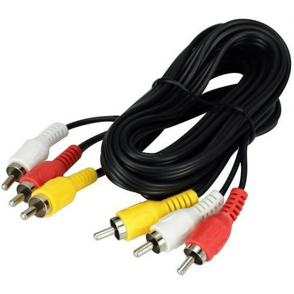 Magnavox Mc1000 6Ft Composite Audio Video Cbl Blk