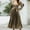 A# Gold, variant on Womens Plus Size Long Party Evening Dresses Bubble Long Sleeve Prom Dress Fashion Elegant Satin Solid House Dress Trendy Surplice V Neck Bandage High Waist Swing Ball Gown Smocked Gold 12
