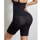 thumbnail image 4 of Mujeres Más Tamaño Leggings de Cintura Alta Ajustado con Hebillas Ajustables para Shapewear Frontal Plano, Control Del Vientre de Poliéster, 4 of 8