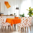 thumbnail image 2 of 4 Pcs Fall Chair Covers for Dining Room, Thanksgiving Stretch Removable Dining Chair Cover Set of 4, Autumn Turkey Chair Slipcovers Seat Protector for Fall Restaurant Decor, 2 of 6