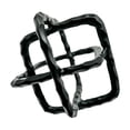 thumbnail image 5 of Bergamo Art 7.5 inch Decorative Handmade Aluminum Square Sculpture in Black, 5 of 5