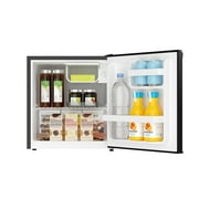 Frigidaire 1.6 Cu. ft. Compact Refrigerator with Freezer Compartment, Black Mini Fridge for Bedroom, Dorm, Office, Apartment