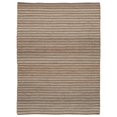 thumbnail image 1 of Benjara BM233209 84 x 60 in. Jute Rug with Stripe Design, Beige, 1 of 5