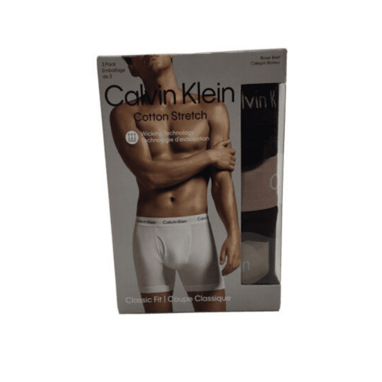 Calvin Klein Microfiber Stretch Boxer Briefs 3-Pack Multi