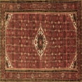 thumbnail image 1 of Ahgly Company Indoor Square Persian Brown Traditional Area Rugs, 3' Square, 1 of 4