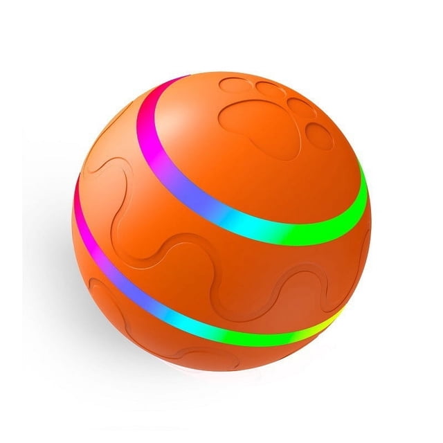 Fiudx Pelota de Juguete para Perros, Pelota Interactiva Vibratoria, Recargable, Conductiva a Tpu Duradera, Ideal para Jugar En Interiores y Exteriores, Entretenimiento para Mascotas, Fácil de Limpiar