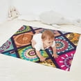 thumbnail image 2 of Multicolor Ethnic Mandala Pattern Blanket,Comfortable Soft Flannel Throw Blanket,All Season,Warm Lightweight Blankets for Sofa Bed Couch Living Room Chair,30"x40", 2 of 4