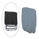 thumbnail image 2 of Funda de silla plegable con bolsa de almacenamiento, funda de asiento, fundas de silla para exterior con dosel gris, 2 of 9