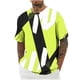 thumbnail image 2 of Tops para hombre, blusas y camisas de cuello redondo y manga corta para hombre, blusas casuales de moda para hombre, blusas deportivas de cuello redondo y manga corta, blusas de poliéster para hombre, 2 of 4