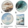 thumbnail image 3 of Designart "Beach Photo Coastal Euphony III" Nautical & Beach Floater Framed Canvas Print, 3 of 7