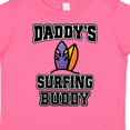 thumbnail image 4 of Inktastic Daddy Surfing Buddy Kids Surfer Boys or Girls Toddler T-Shirt, 4 of 5