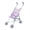 Purple, variant on Siruishop Baby Doll Doll Pram Accessories Folding Portable Early Development Play Carriage Yellow