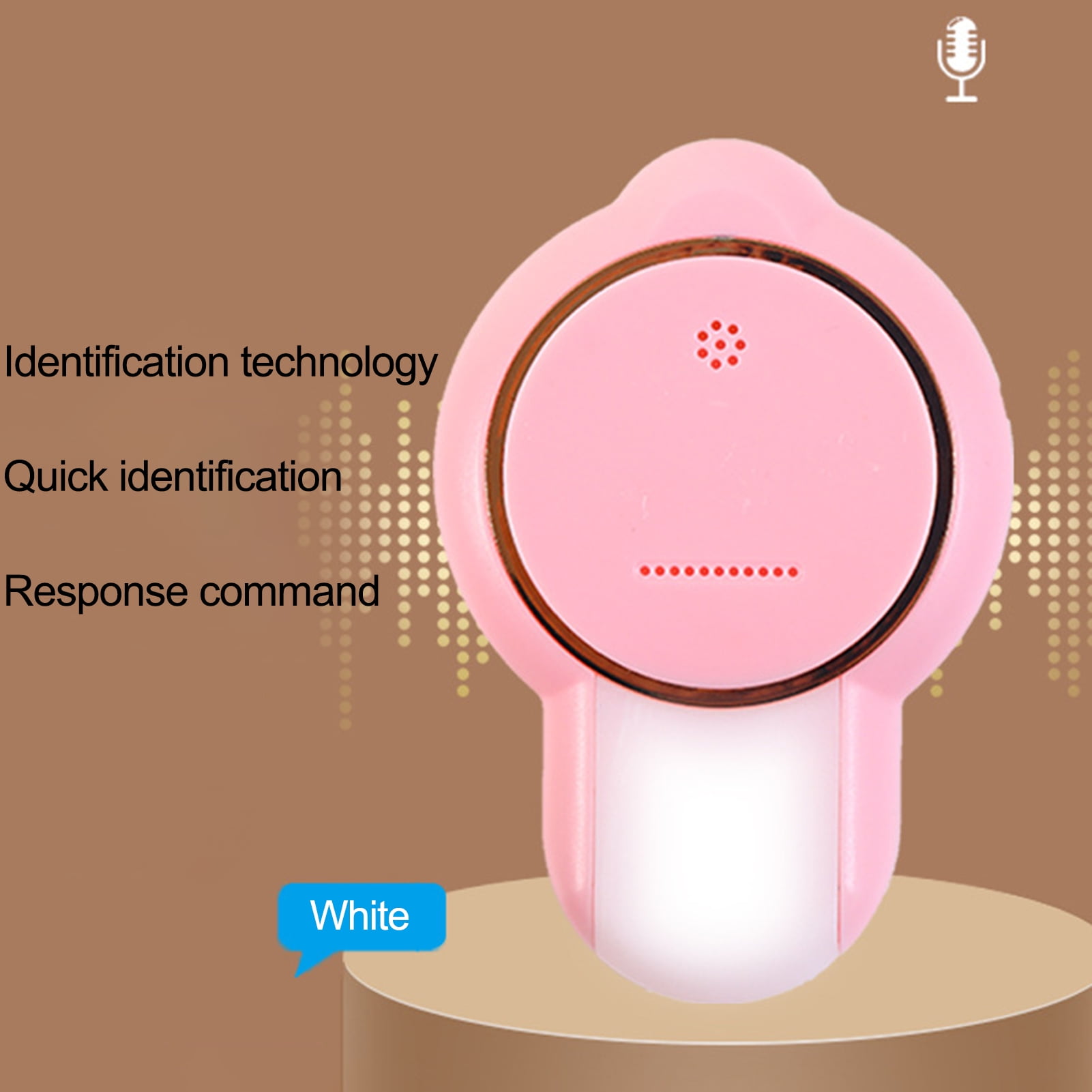 Sunjoy Tech Night Lamp PlugandPlay Soft Lighting Voice Control