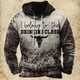 thumbnail image 3 of Sudadera con capucha y estampado vintage para hombre, estilo étnico, para otoño e invierno, ropa informal de gran tamaño para hombre, jersey de calle diario, 3 of 5