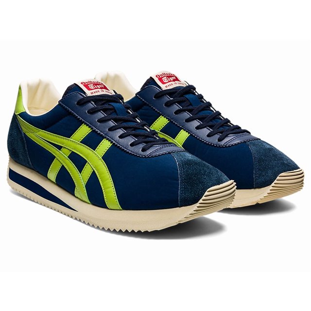 1183A916-400 Onitsuka Tiger Moal 77 NM Peacoat Neon Lime (Men's)