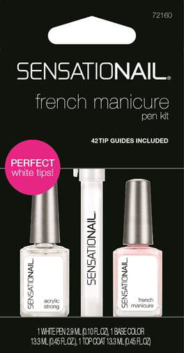Hick Vulkaan Auckland SensatioNail French Tip Pen Kit, Sassy Pink - Walmart.com