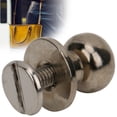 thumbnail image 3 of Stud Screw Nail Rivets,20 Sets Copper Round Leather Craft Rivets Leather Fasteners Performance Driven, 3 of 11
