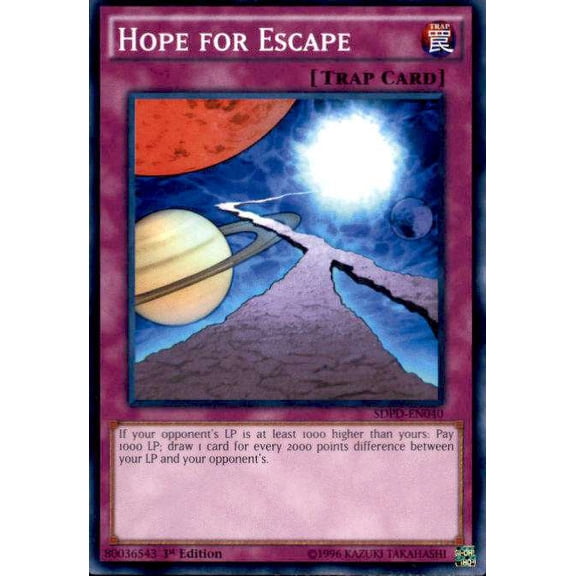 YuGiOh Pendulum Domination Structure Deck Common Hope for Escape SDPD-EN040