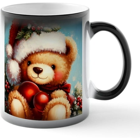 

Teddy Bear 4 Ceramic Magic Mug Coffee Tea Cup 11 oz