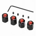 thumbnail image 1 of Car Skull Logo Anit-theft Metal Wheel Tire Valve Cap Tyre Dust Caps For Different Skull Style 40pcs = 10 Sets, 1 of 5