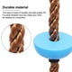 thumbnail image 3 of Wosthever Asientos de columpio para niños Cuerda de escalada al aire libre Cuerda de columpio de carga pesada con disco carpas, 3 of 6