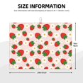 thumbnail image 4 of Bingfone Strawberry Floral ,18" x 24"Dish Drying Mat for Kitchen Counter,Ultra Absorbent Microfiber, 4 of 7