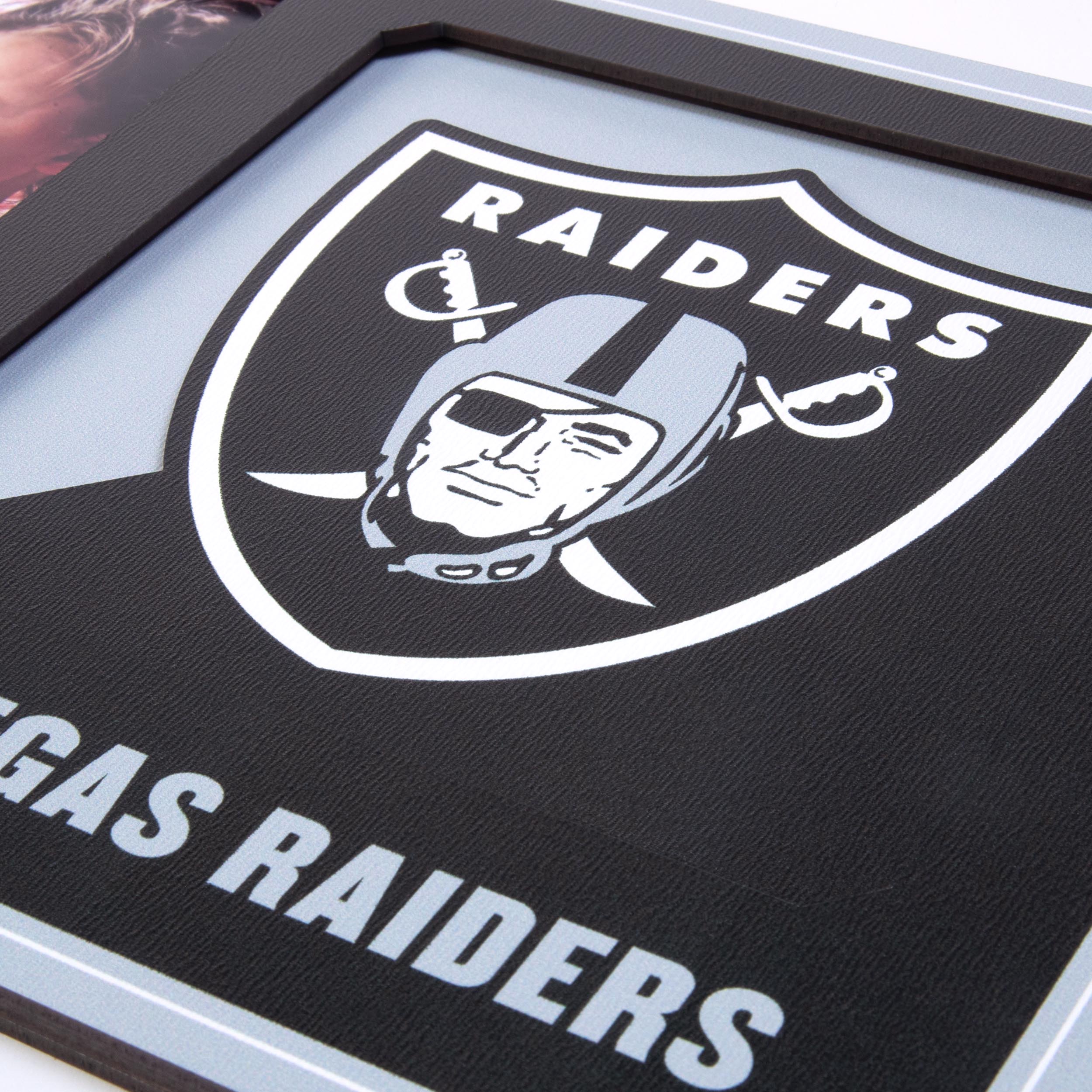 Las Vegas Raiders 3D Logo Picture Frame