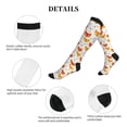 thumbnail image 6 of Bixox Cute Fox with Heart Print Compression Socks,Compression Socks Women & Men Circulation for Medical,Running,Athletic, 6 of 7