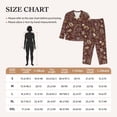 thumbnail image 4 of Sikiie Coffee and Flowers Women's Long-Sleeve Shirt and Full-Length Bottom Pajama Set (s-xxl)-X-Large, 4 of 7