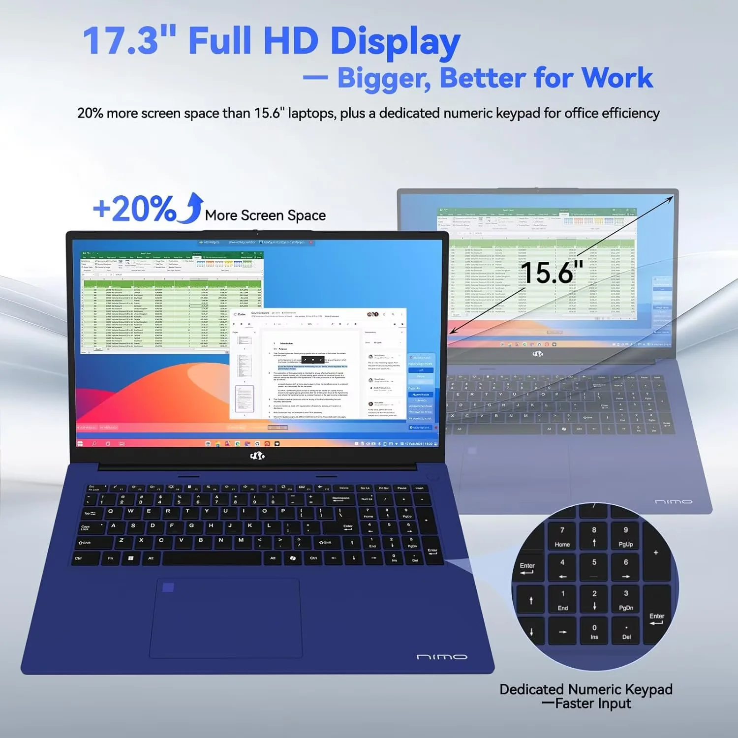 17.3" Gaming-Laptop, AMD Ryzen 7 7735HS (8C/16T, Beats i7-12650H) 16GB DDR5 RAM 512GB SSD Computer with Radeon 680M, 100W Type-C, WiFi-6E, 75Wh Battery, Fingerprint, Backlit Keyboard for Business