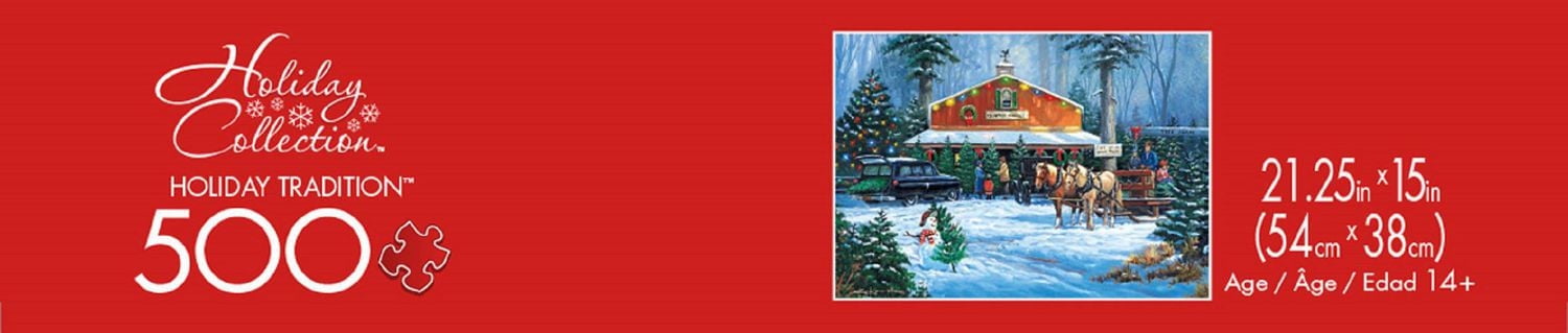 Buffalo Games Days to Remember Holiday Tradition 500 Piece Jigsaw Puzzle