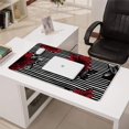 thumbnail image 3 of Long Mouse Pads for Desk,Pioneer Flower Floral Print Pattern Desk Mats on Top Of Desks, Desk Mouse Pad Extra Large with 3mm Non-Slip Base and Stitched Edge for Gaming,Office,Work,Home 31.5"x15.7", 3 of 6