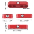 thumbnail image 3 of Unique Bargains 1 Set 8mm Car Engine Spark Plug Wire Separator Looms Divider Organizer Clamp Plastic Red, 3 of 7