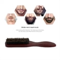 thumbnail image 5 of Cepillo para Alisar el Cabello, Cepillo de Pelo de , para Mujeres y Hombres, Cepillo de Pelo, Cepillo de Barba de Peluquero, Rojo Oscuro, 5 of 5