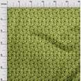 thumbnail image 3 of oneOone Polyester Spandex Lime Green Fabric Floral Sewing Craft Projects Fabric Prints By Yard 56 Inch Wide, 3 of 5