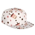 thumbnail image 2 of Uemuo Milk Tea Pattern Women's Baseball Cap,Straight Brim Hat,Golf Dad Hat,Travel Hat,Sun Protection Cap,Everyday Accessory, 2 of 9