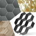 thumbnail image 4 of Maker , 1Pc DIY Garden Path Maker  Concrete Stepping Stone Cement Paving Mould Brick, 4 of 8
