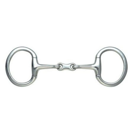 Shires French Link Eggbutt Bit Stainless Steel 4.5
