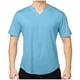 thumbnail image 2 of pstuiky camisetas camisas para hombre, Camiseta deportiva y de fitness para hombre, informal, moderna, de color liso, con cuello redondo y manga corta. ropa de hombre l, 2 of 8