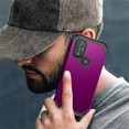 thumbnail image 6 of for Motorola Moto G Power 2022, Slim Dual Layer 3 in 1 Heavy Duty Protection Hybrid Hard PC Soft Silicone Rugged Bumper Anti Slip Full-Body Protective Cases For Motorola Moto G Power (2022),Purple, 6 of 7