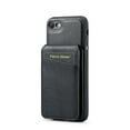 thumbnail image 6 of for iPhone 7 / 8 / SE 2020 / SE 2022 Wallet Case, Detachable Credit Card Holder [RFID Blocking] [Compatible with MagSafe] Premium PU Leather Kickstand Back Flip Magnetic Clasp Shockproof Case, Black, 6 of 10