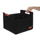 thumbnail image 5 of unbranded Bolsa De Fieltro Negro Para Botella De Vino Con Compartimentos Para Transporte, 5 of 6